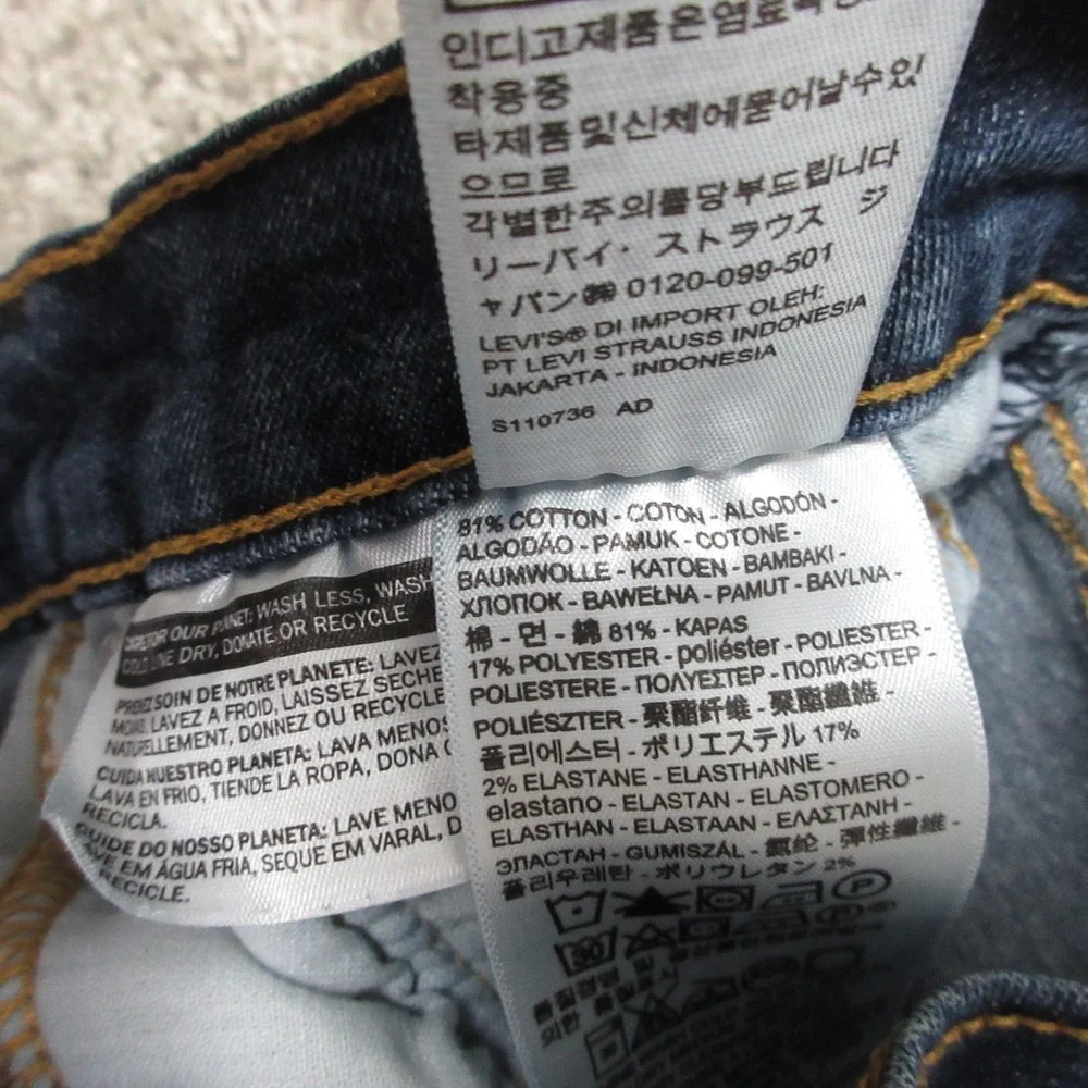 Levis Jeans Mens‎ 30x31 (Tag32x34) Blue 527 Bootcut Western Cowboy Denim Pants